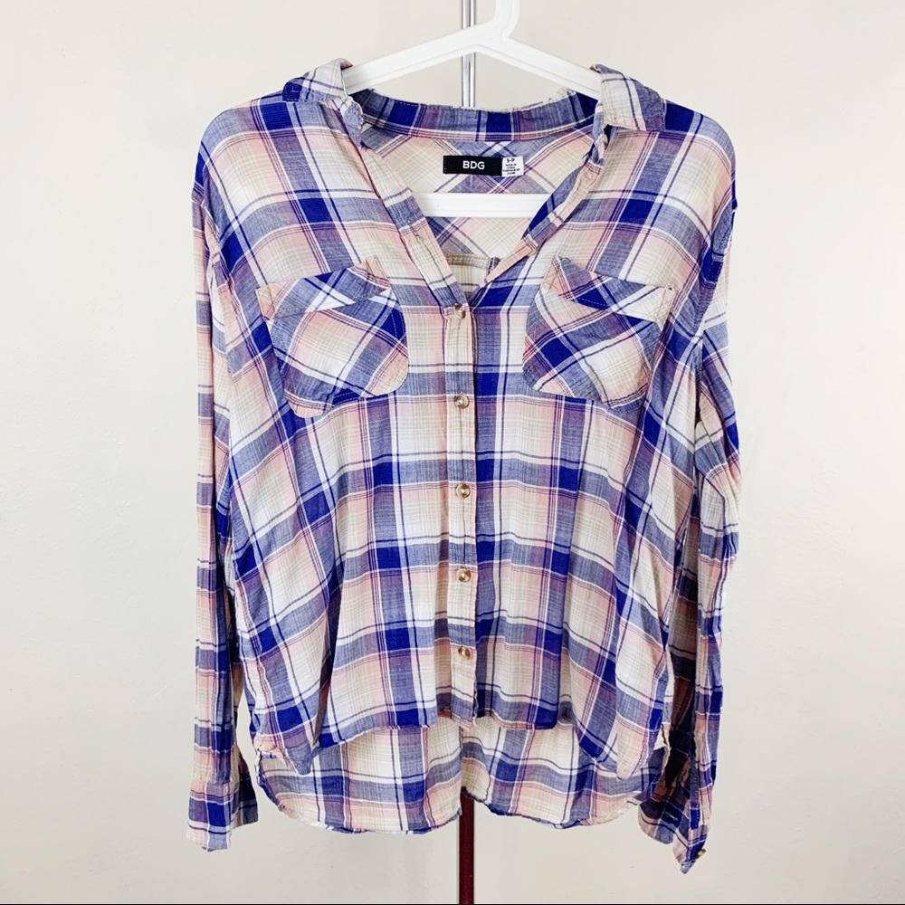 Plaid BDG Top